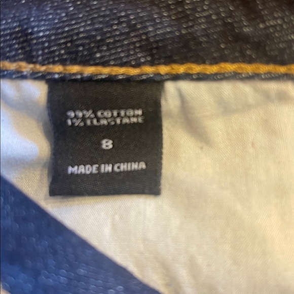 Victoria’s Secret “VS Love” Dark Wash Bootcut Jeans Sz 8 (fits Women’s 28/29) - Picture 9 of 10